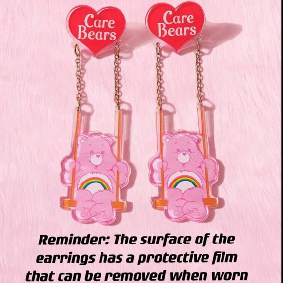 Care Bear Dangle Earrings - Picture 8 of 8